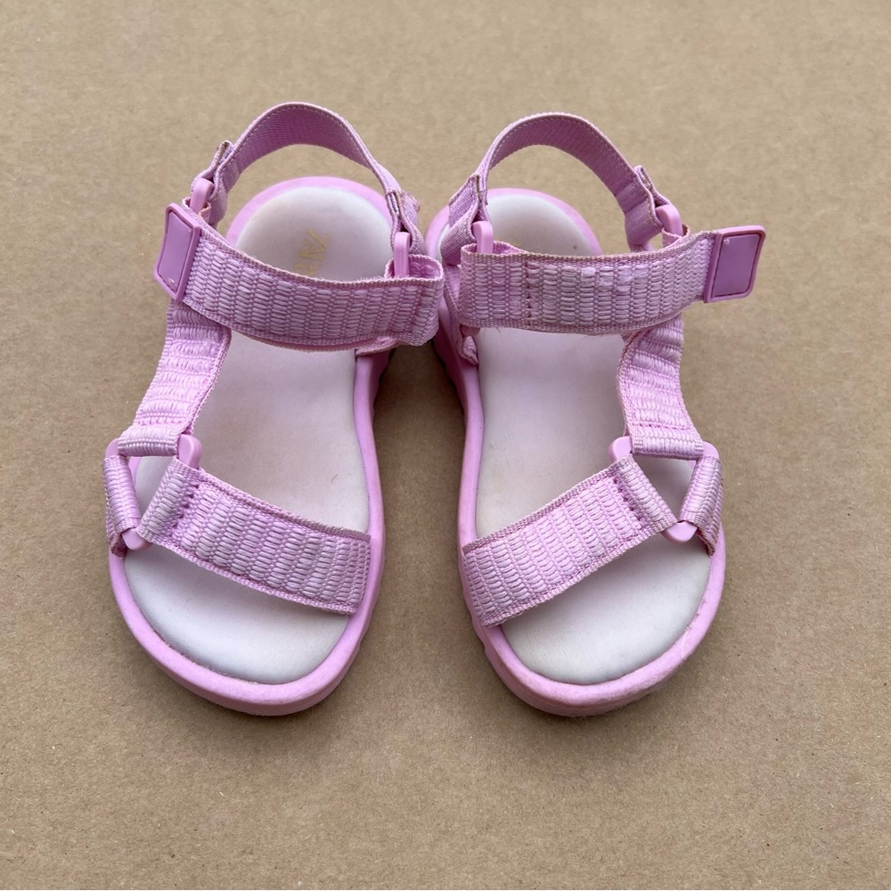 Zara Toddlers Sandals Baby Girls Sandal Pink Lilac Size EU 23